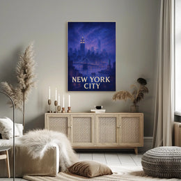 New York City Skyline Poster