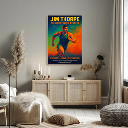 Jim Thorpe Legendary Athlete Jim Thorpe Poster