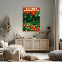 Reindeer Basketball Extravaganza Poster