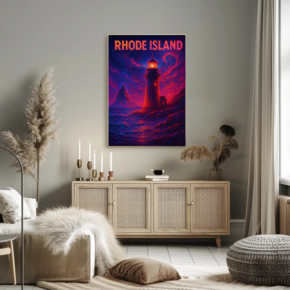 Rhode Island Lighthouse Poster