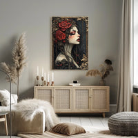 Victorian Gothic Romance Artistic Poster