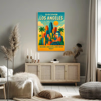 Discover Los Angeles Wall Art Print PosterGoat