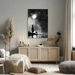 Serene Asian Landscape Art in Cultural or Heritage Poster PosterGoat