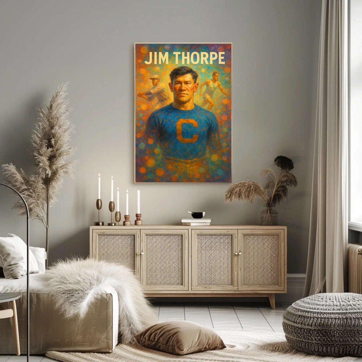 Jim Thorpe A Legendary Athlete Poster