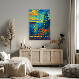 Reindeer Lake, Canada Poster