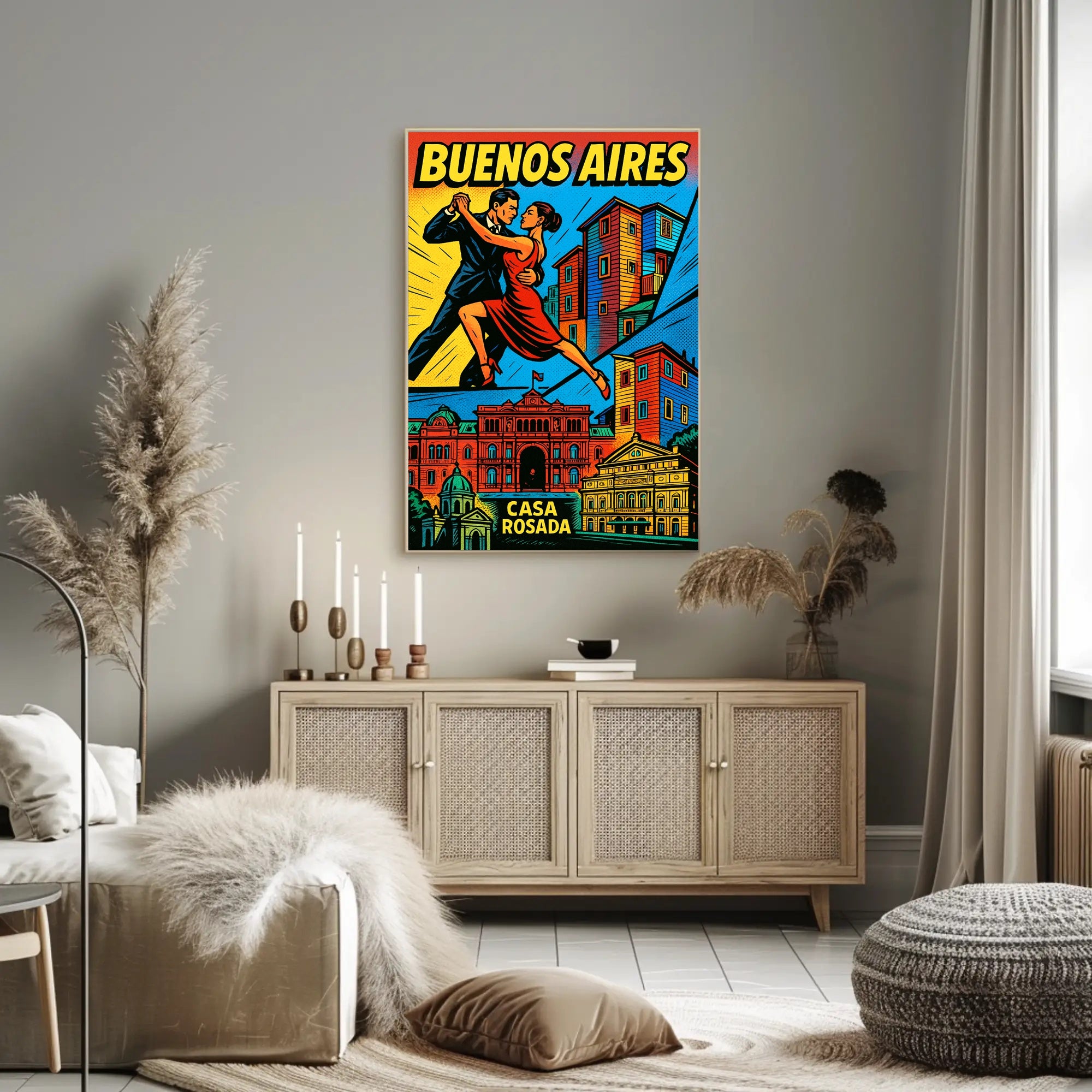 Buenos Aires A Vibrant Cityscape Poster