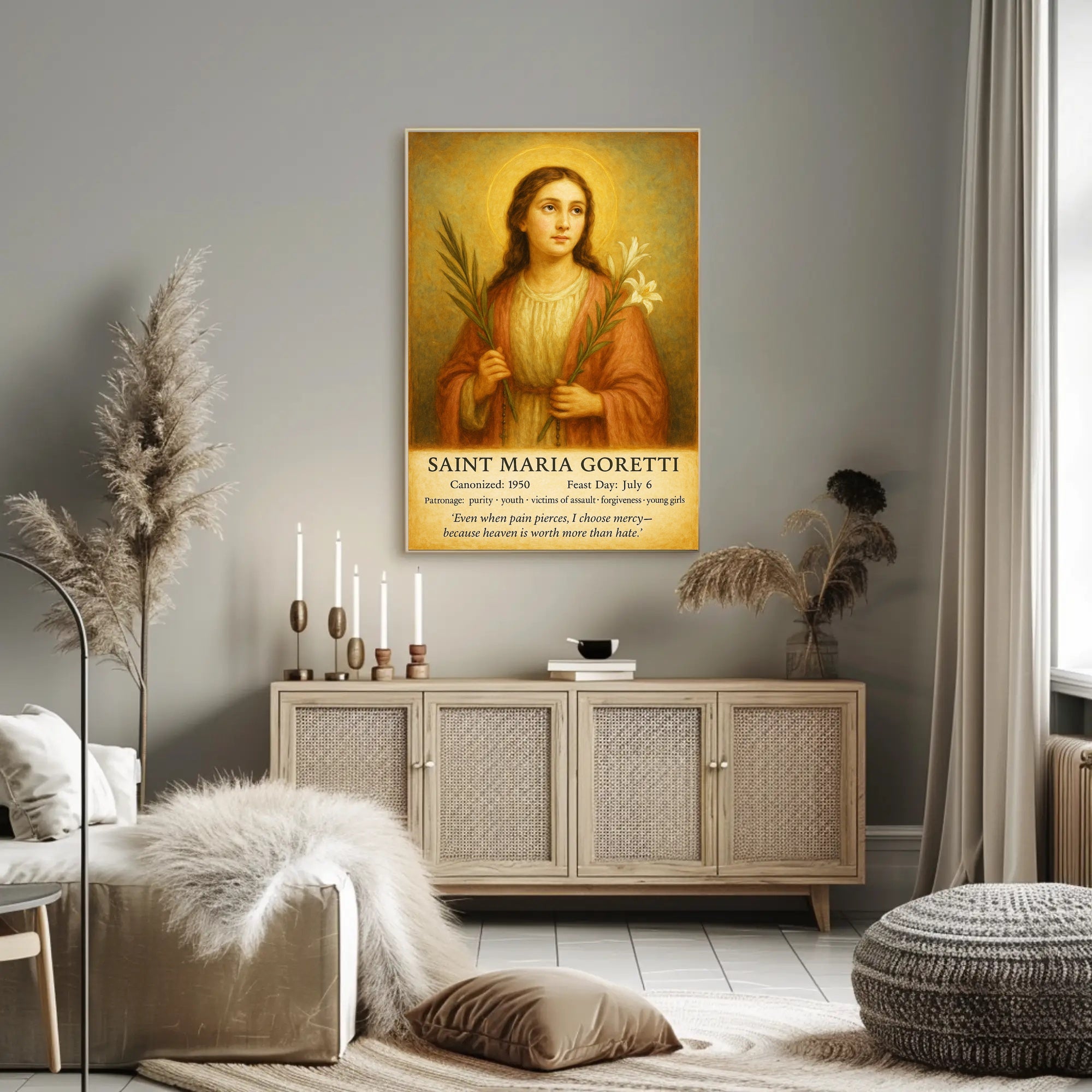 Saint Maria Goretti Poster PosterGoat