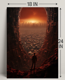 Gateway To The Cityscape Poster