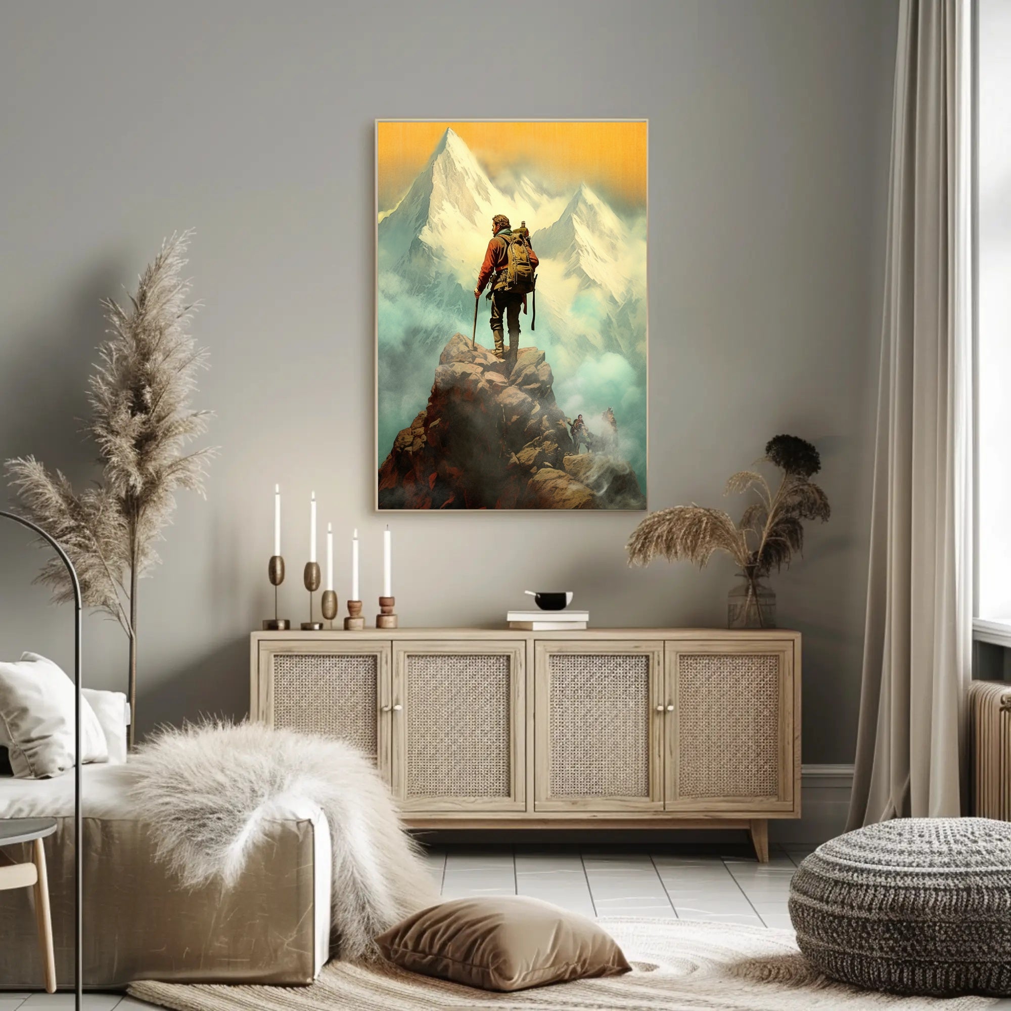 Mountain Ascent Poster