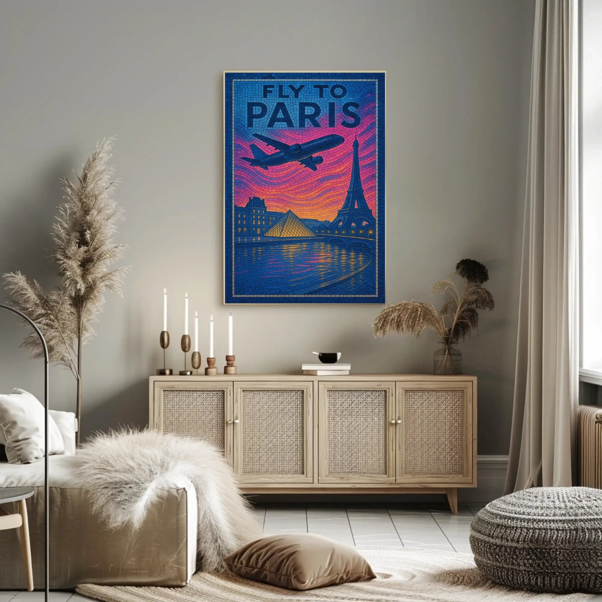 Fly To Paris Poster