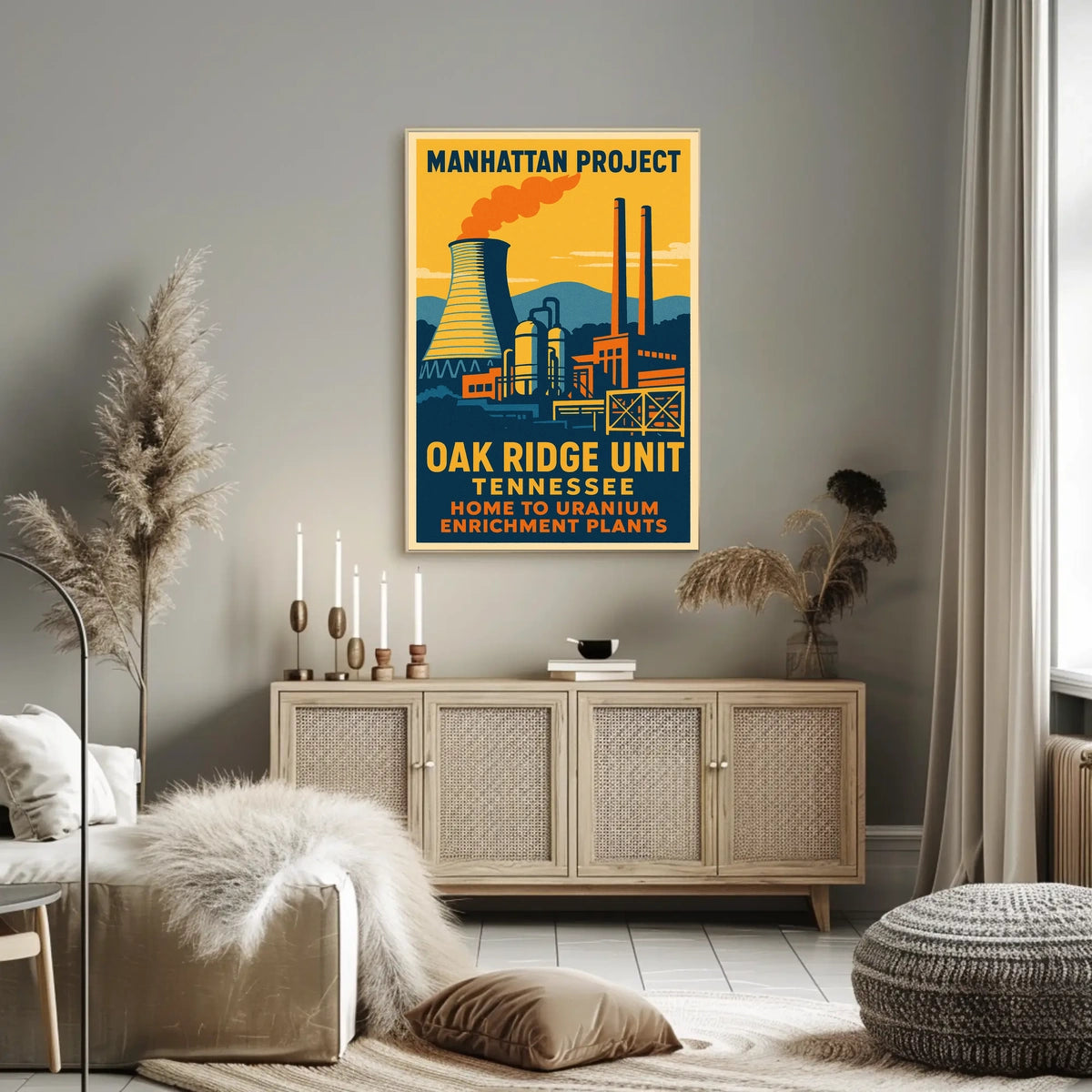 Manhattan Project Oak Ridge Unit Poster