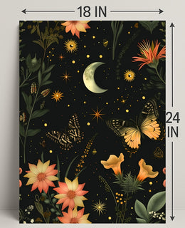 Enchanted Nighttime Scene Fantasy or Mythology Poster