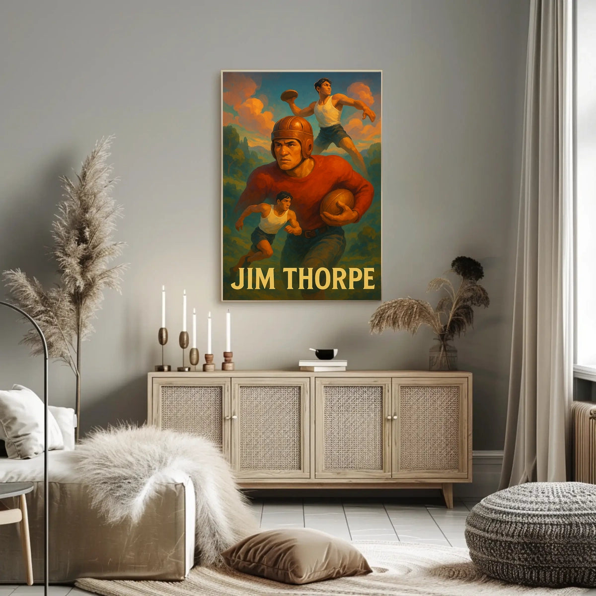 Jim Thorpe Athletic Legend Poster