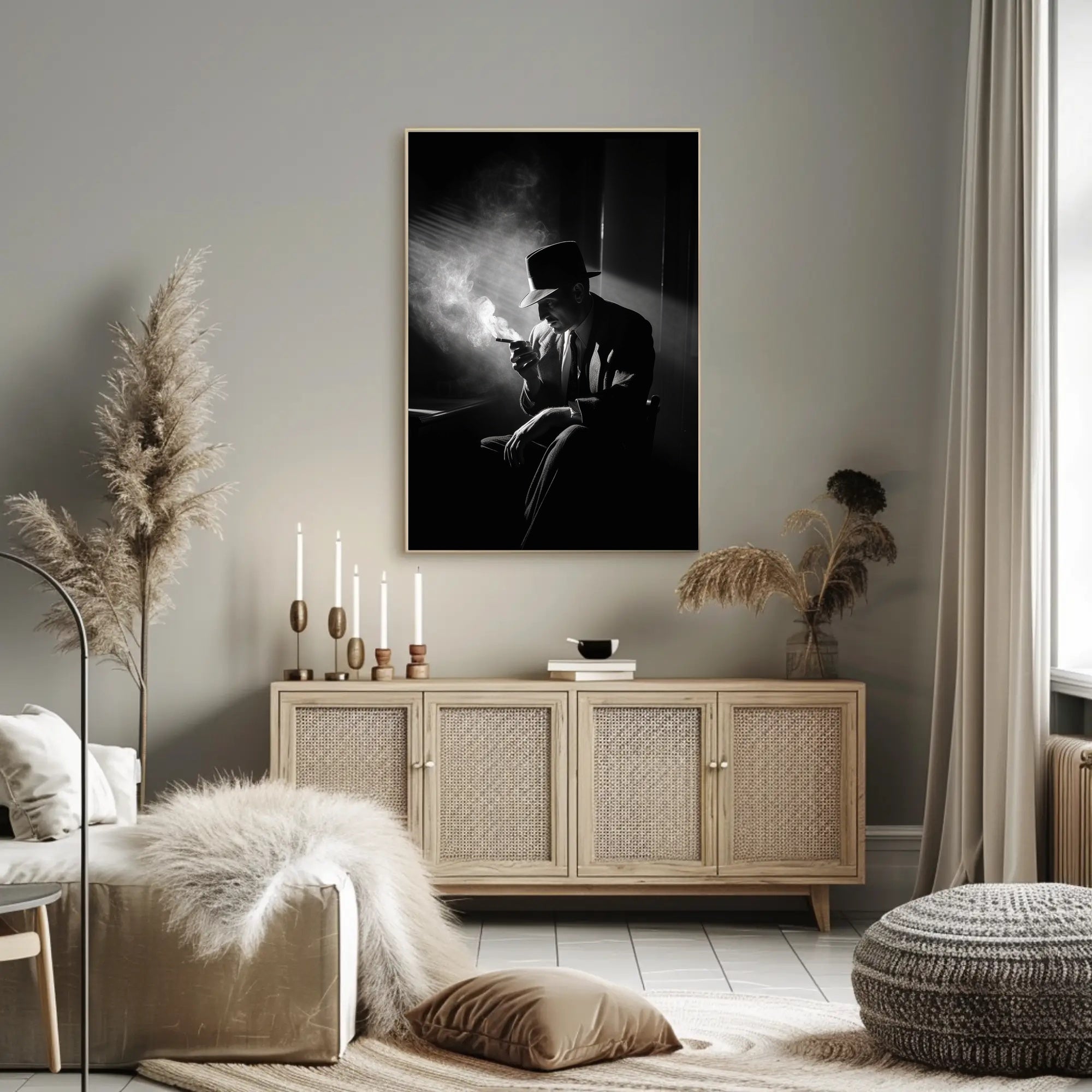 Noir Reflection Poster
