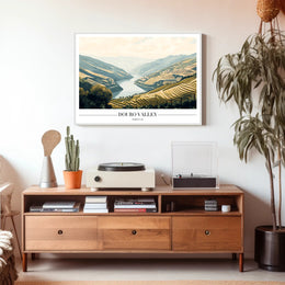 Douro Valley Portugal Scenic Travel Poster