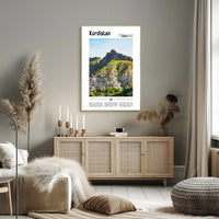 Kurdistan Mountain Landscape Cultural or Heritage Poster PosterGoat