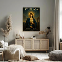 St. Jessica Religious Art Poster - Inspirational Decor