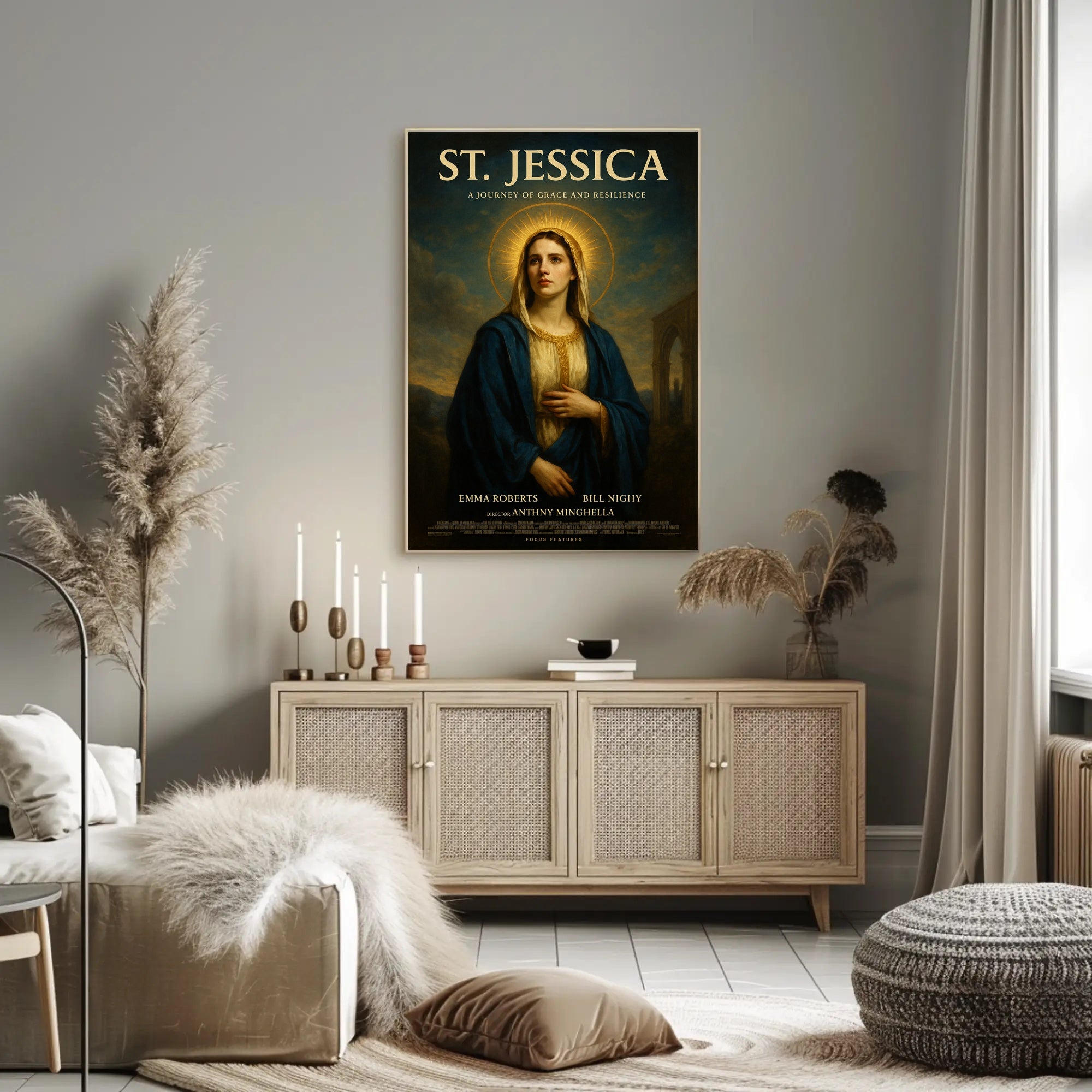 St. Jessica Religious Art Poster - Inspirational Decor