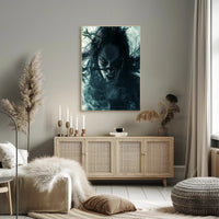 Haunting Visage Art Print Poster for Home Decor and Wall Art PosterGoat