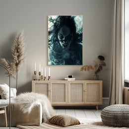 Haunting Visage Art Print Poster for Home Decor and Wall Art PosterGoat