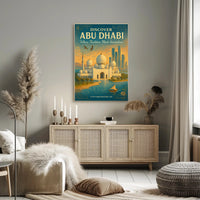 Abu Dhabi Tradition Meets Innovation Travel Poster