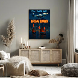 Fly to Hong Kong Poster