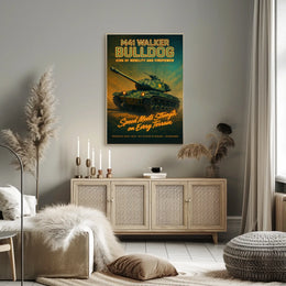 M41 Walker Bulldog Icon of Mobility and Firepower Poster