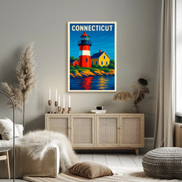 Connecticut Lighthouse Poster