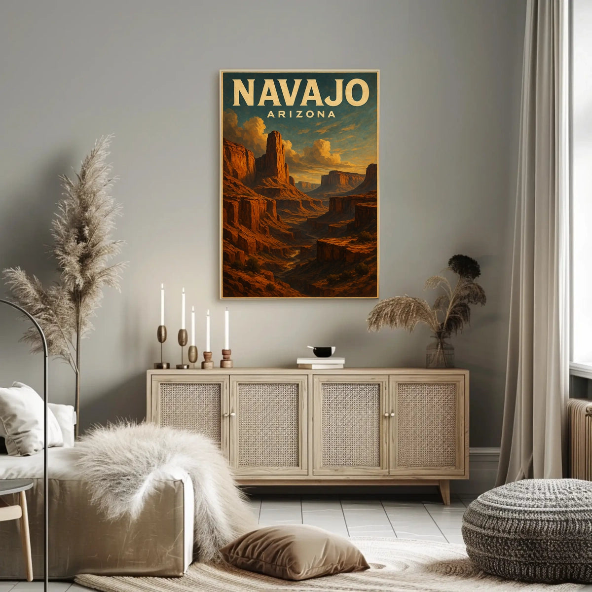 Navajo Arizona Landscape Poster