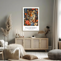 William Morris Tiger Nature Artistic Heritage Poster