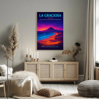 La Graciosa Twilight, Travel Escape Poster