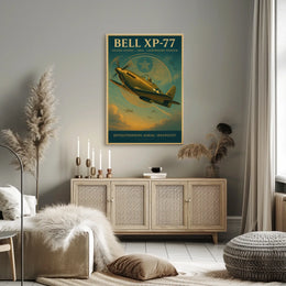 Bell XP-77 Lightweight Fighter Poster