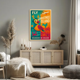 Fly to Christmas Island Poster