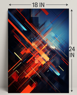 Dynamic Abstract Composition Abstract Poster PosterGoat