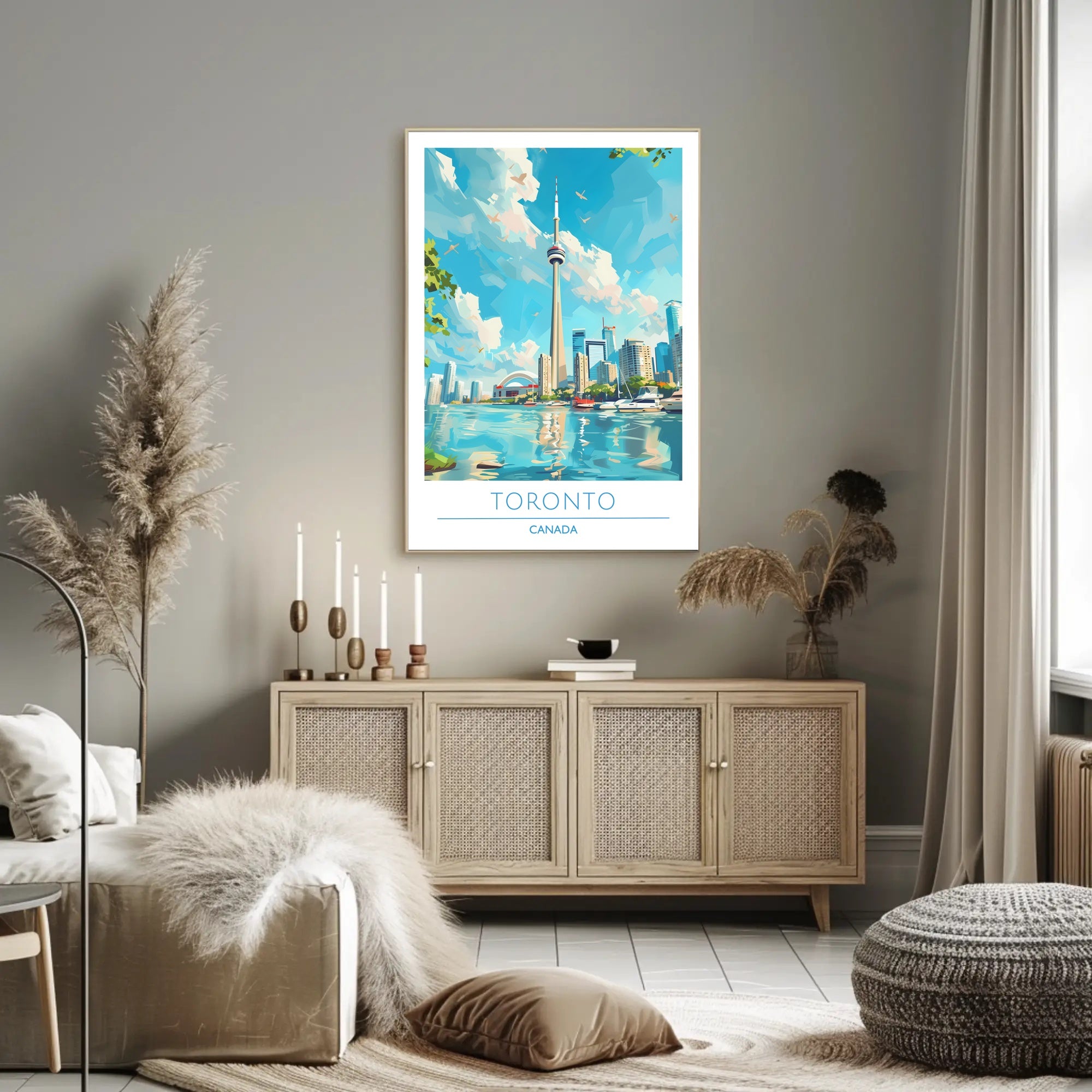 Toronto Cityscape Poster