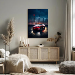 Sleek Elegance in the City Poster PosterGoat