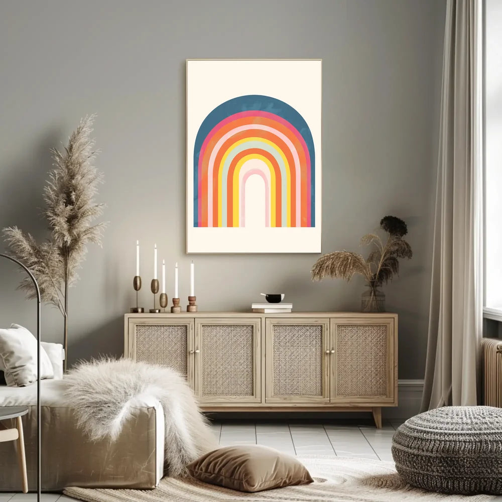 Abstract Artistic Elements Stylized Wall Art Poster