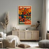 Jim Thorpe Legendary Athlete Jim Thorpe Poster