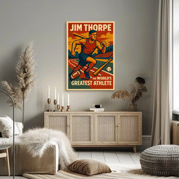 Jim Thorpe Legendary Athlete Jim Thorpe Poster