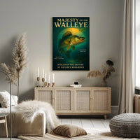 Majesty Of The Walleye Poster