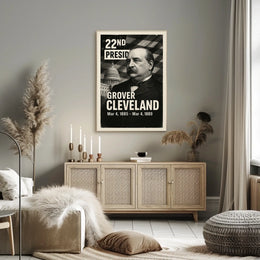 Grover Cleveland 22nd President of the United States Digital Montaje Poster
