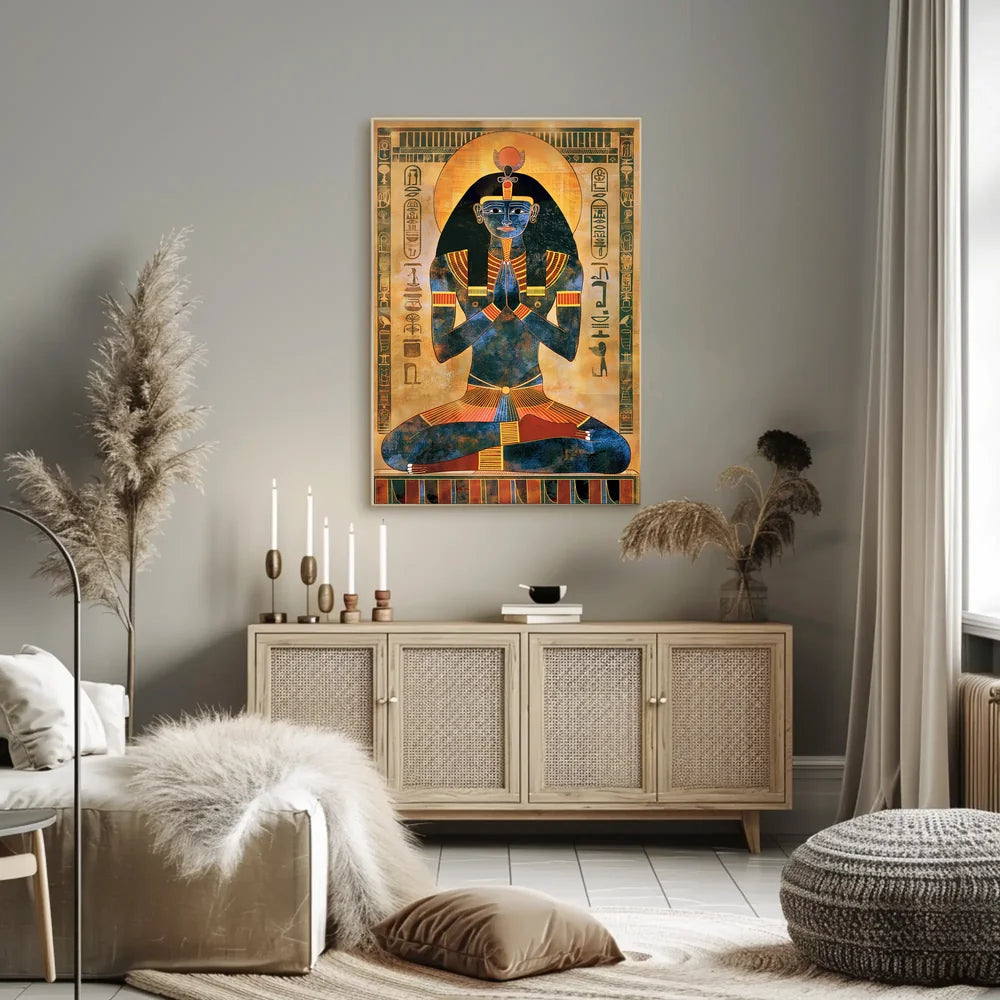 Vintage Cityscape Silhouette Art Poster