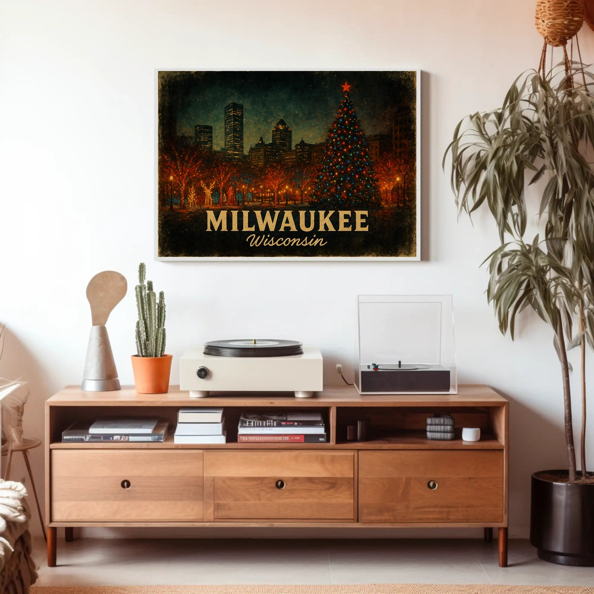 Milwaukee Winter Wonderland Poster
