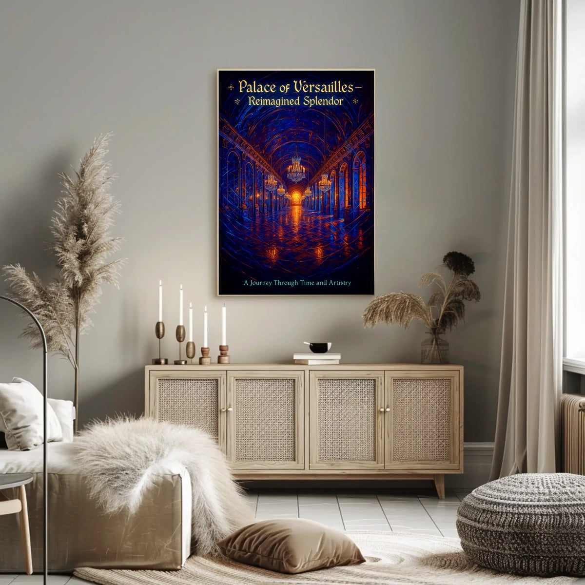 Palace of Versailles Reimagined Splendor Poster