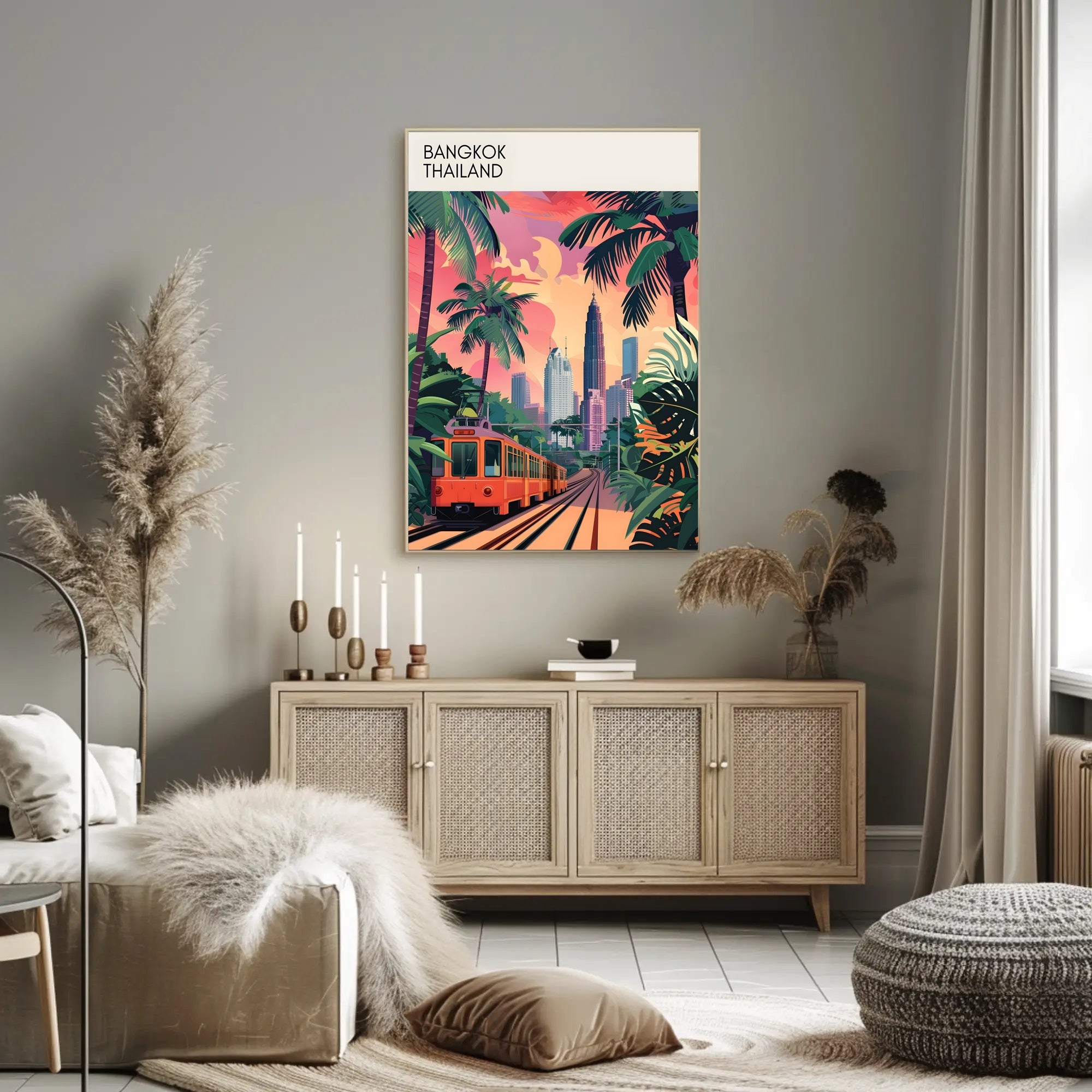 Vibrant Bangkok Poster