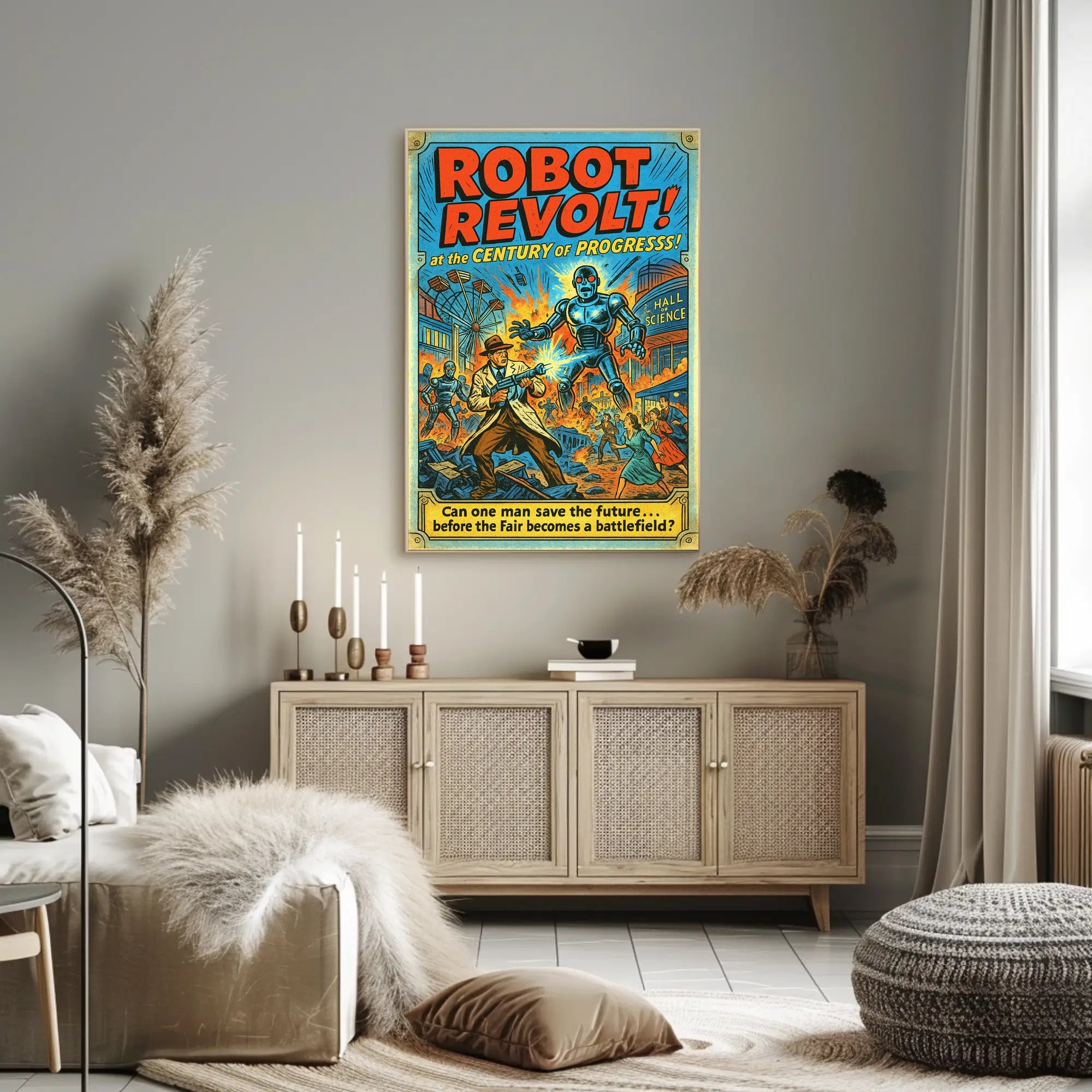 Robot Revolt at the Century of Progress Poster PosterGoat