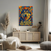 Alaskan Malamute Art Poster