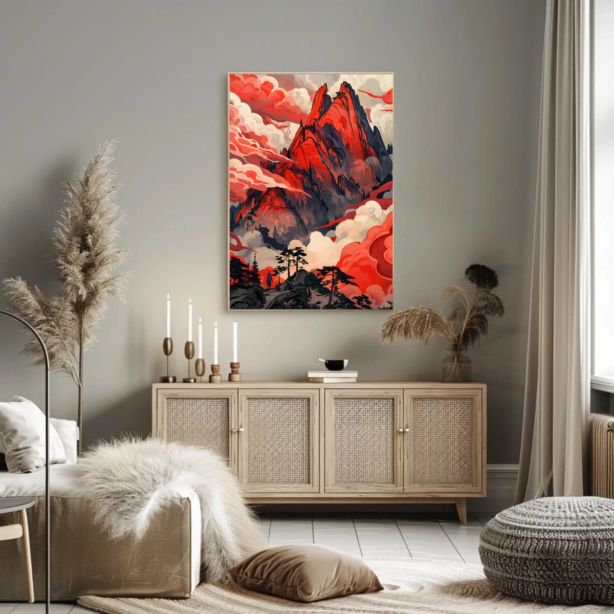 Majestic Peaks Poster