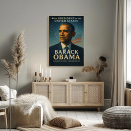 Barack Obama 44th President Legacy Historical or Presidential Poster