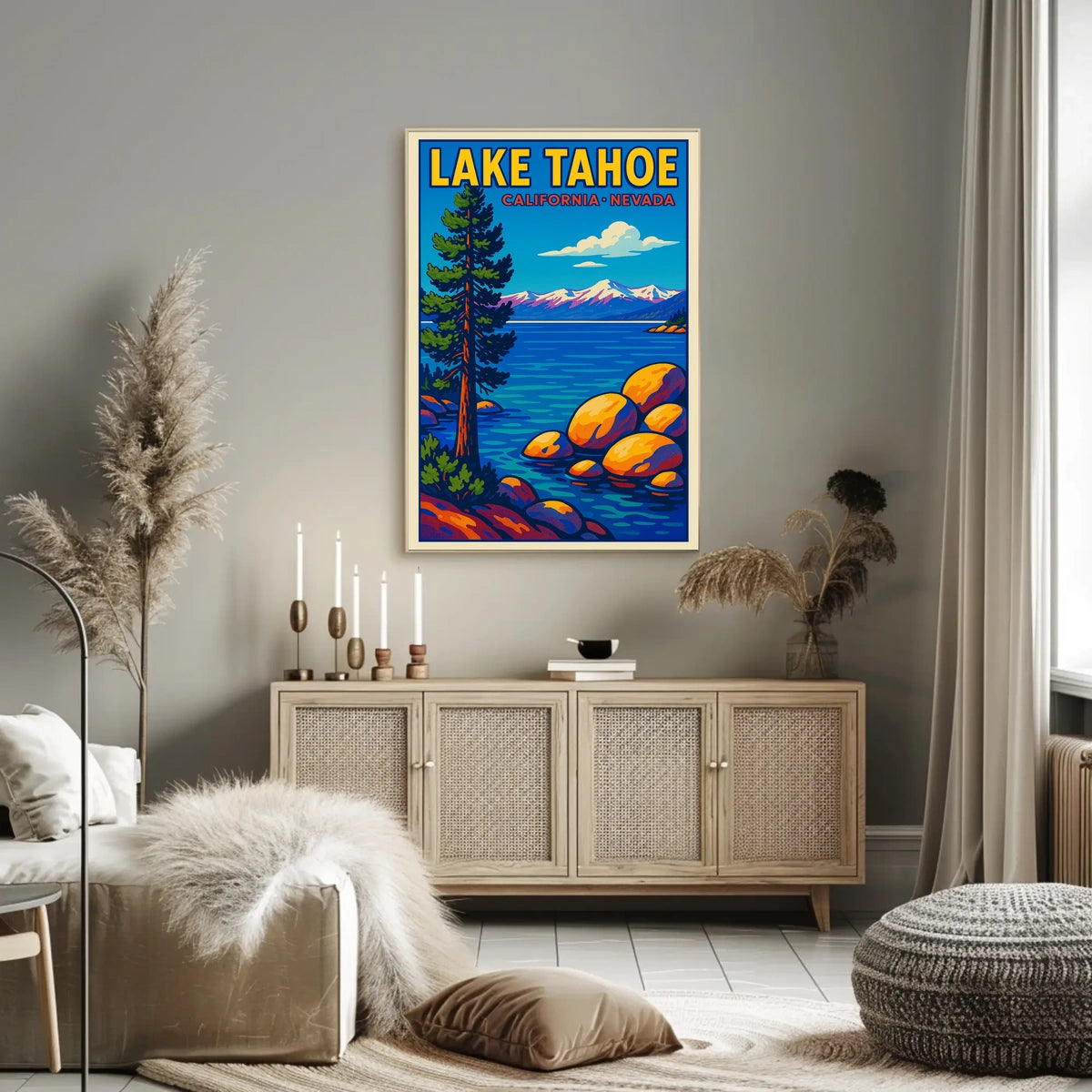 Lake Tahoe Scenic Poster
